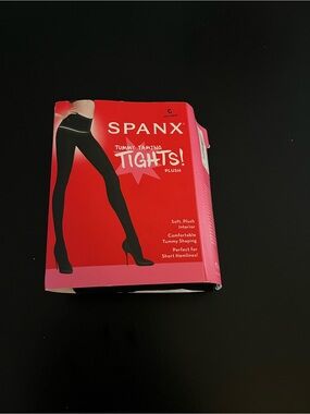 SPANX Plush Tummy-Taming Tights - Black Size C